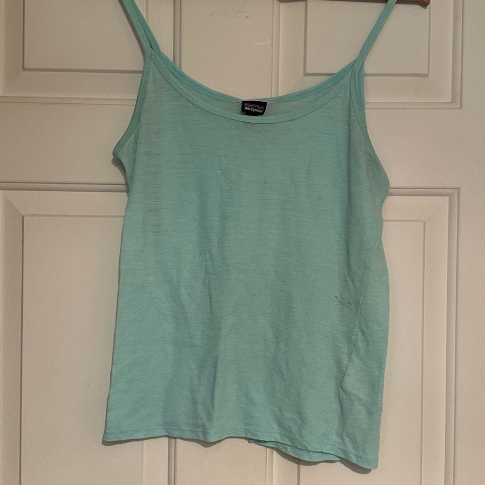 Patagonia Green Fitted Sleeveless Camisole